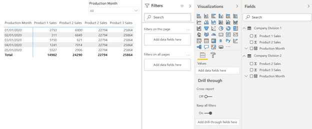 Power BI date slicer dropdown