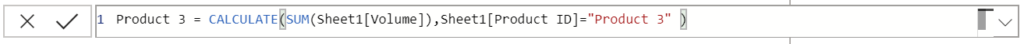 Excel SUMIFS in Power BI using DAX CALCULATE